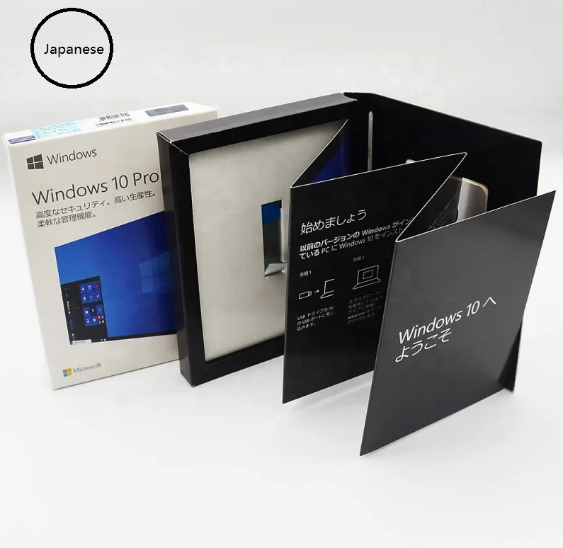 Genuine Hot sell win dows 10 pro usb 100% online activate key cheap sell in bulk retail blue