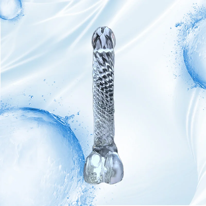 Hot Sale Clitoris Stimulator G Spot Glass Dildo Anal Plug Female Masturbation Vagina Stimulator Self-Pleasure Sex Toys For Woman