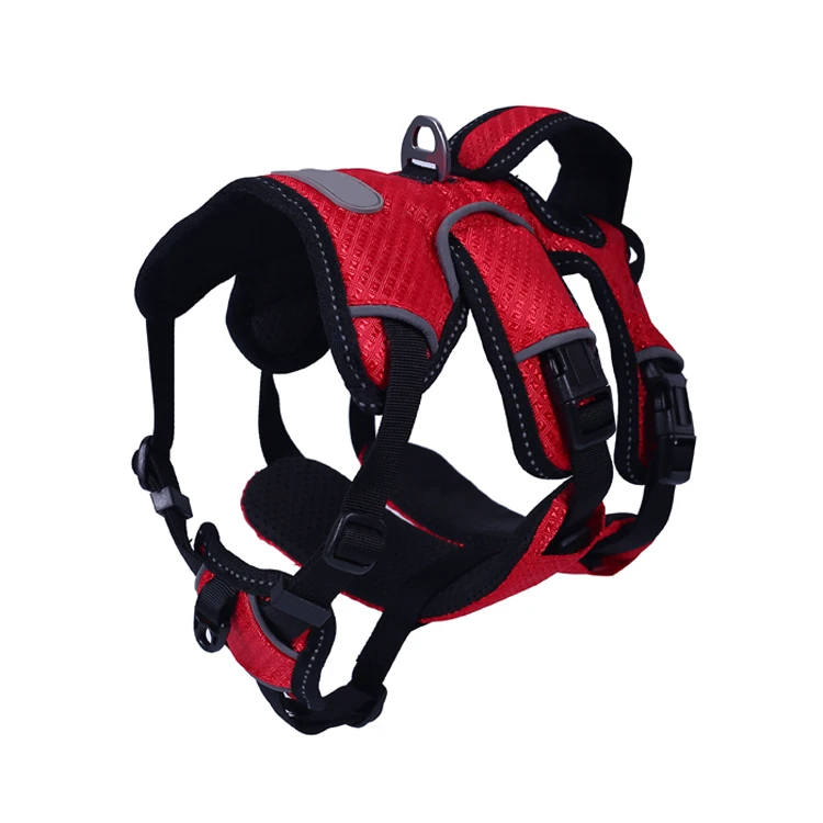 Dog breast mesh leash medium size large dog reflective mesh pet chain walk puppy rope collar vest