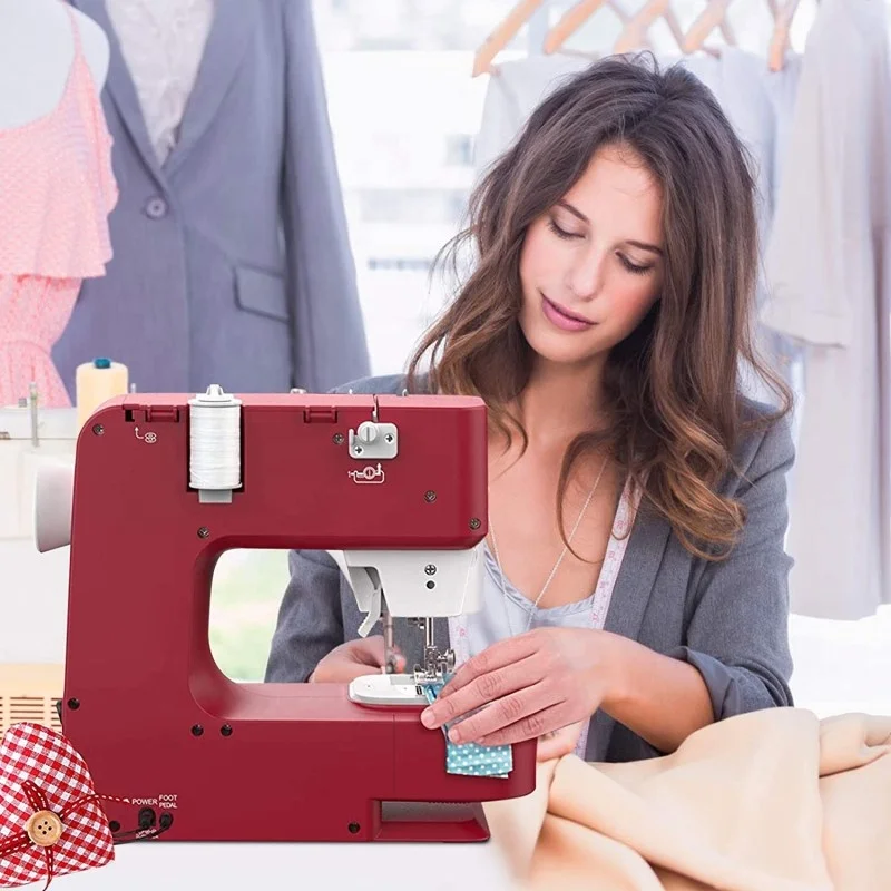 Stitching Machine  Professional Chain Stitch Dressmaker Domestic Sewing Machine