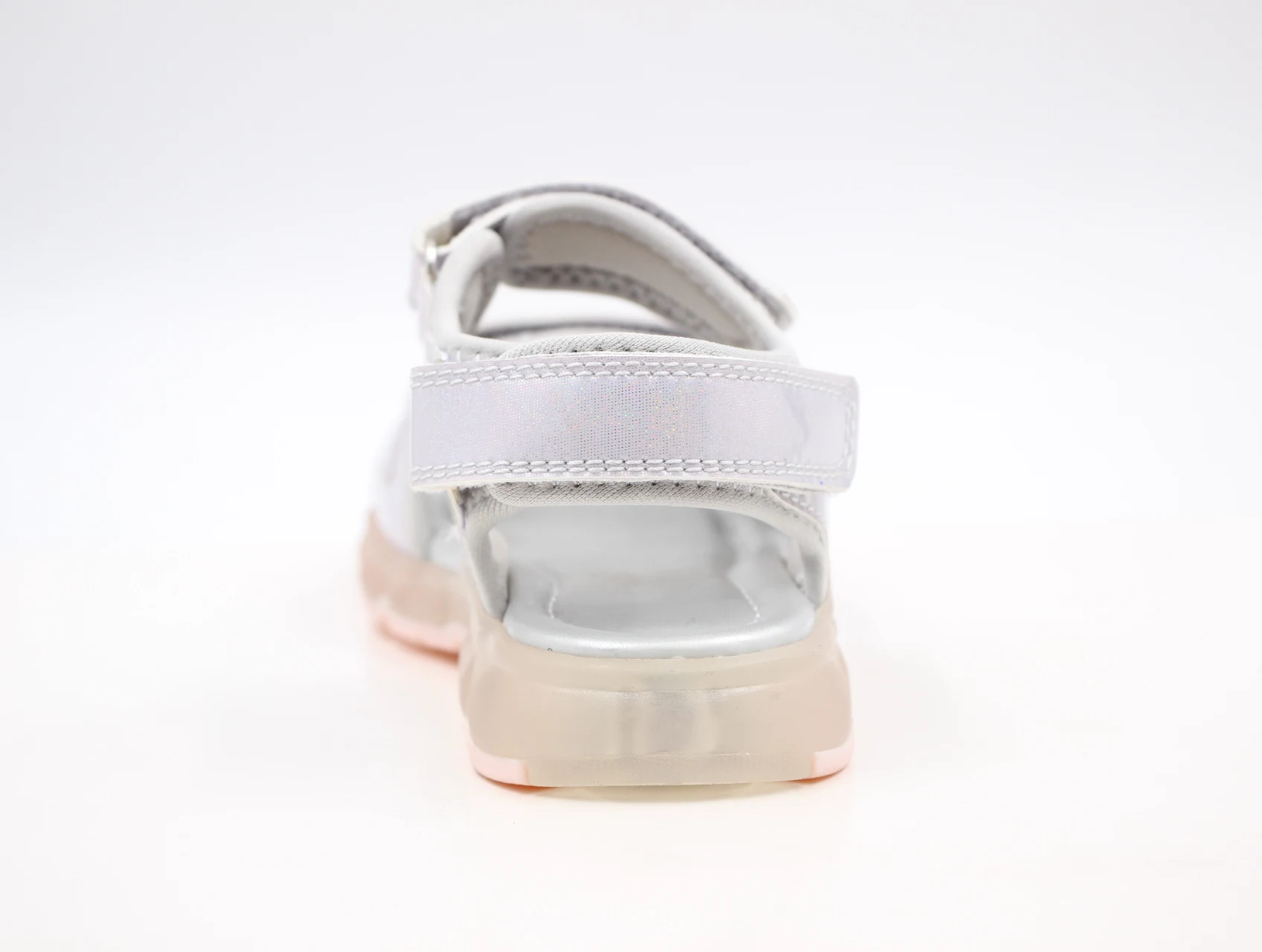 
Durable kids sandals PU and mesh upper TPR transparent outsole sandals for girl 2021 