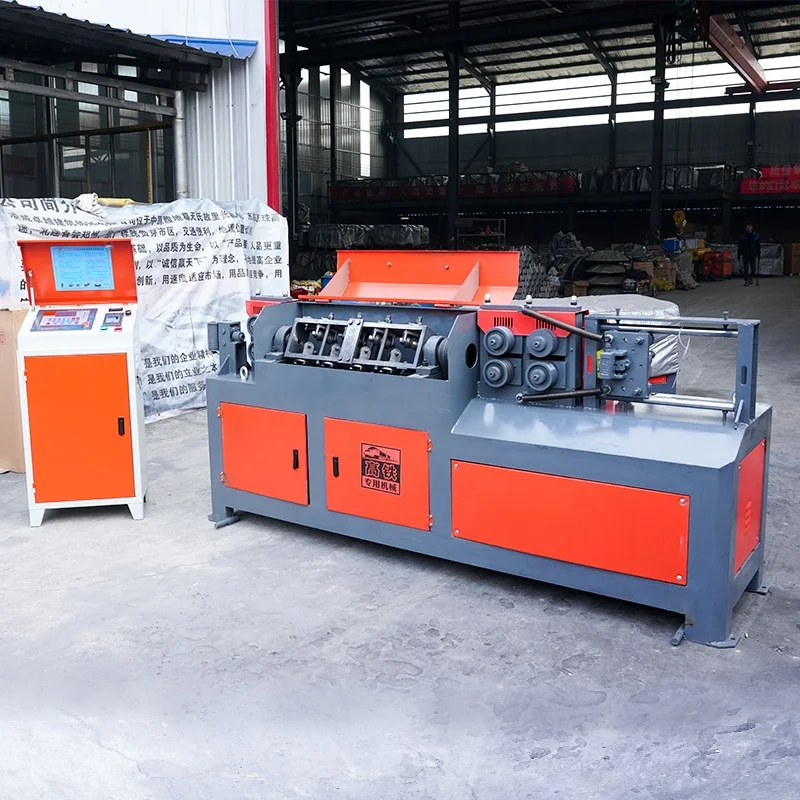 GT4-16MM 4-12MM High Speed Hydraulic CNC Automatic steel bar processing machinery  Rebar Straightening and Cutting Machine