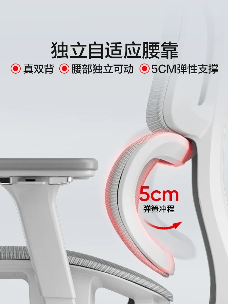 High Back Ergonomic Executive Swivel Mesh Chairs with Adjustable Headrest 3D Dynamic Lumbar Support and 6D Armrests