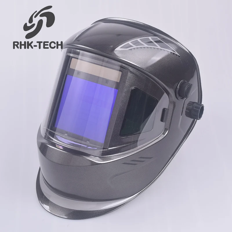 RHK Automatic Welding Helmet Large Viewing Darkening True Color Welder Mask with 4 Sensors