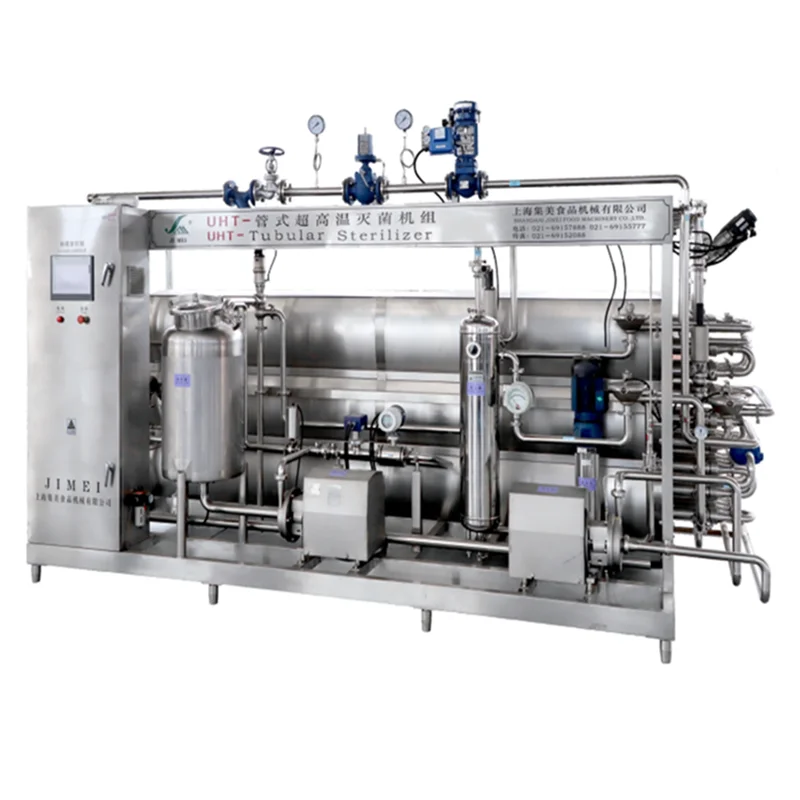 UHT tubular plate type aseptic pasteurizer sterrilizer sterilization machine
