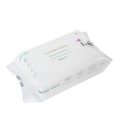 Kiwi facmily loved and design eco friendly compostable bamboo baby wet wipes