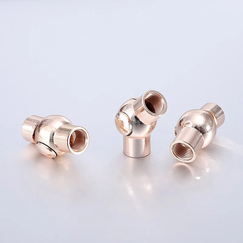 Factory Price Brass Adjustable Lamp Swivel Rotary Swivel Joint Lamp Swivel Ball Joint Metal Swivel Joint Use For Lamp