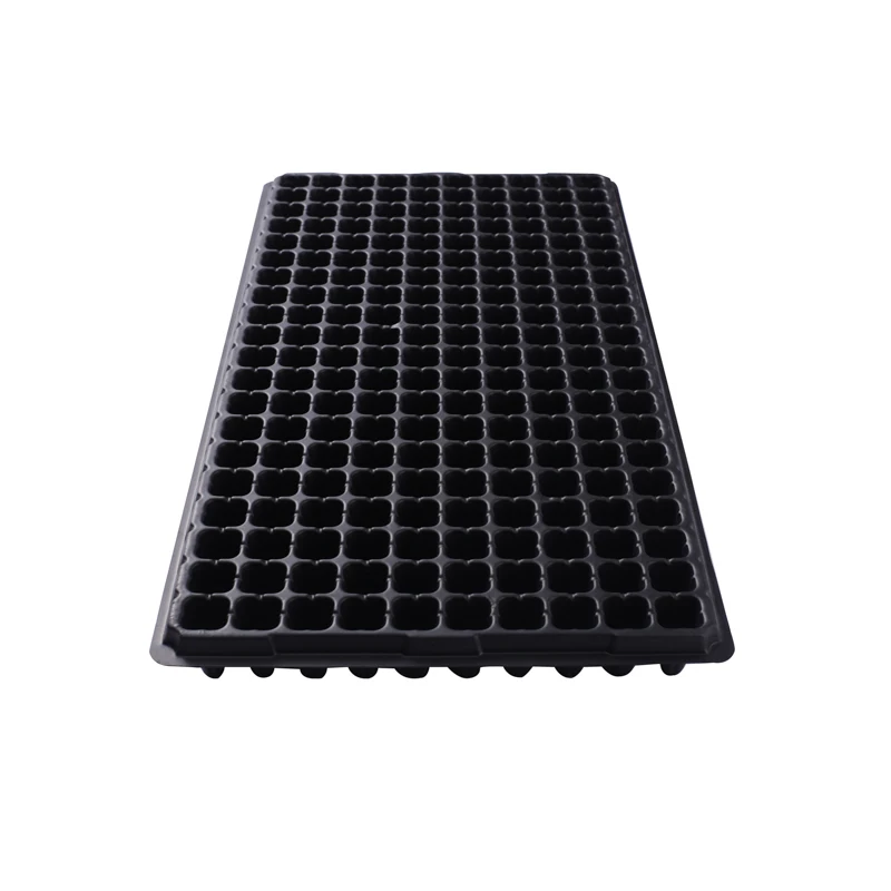 manufacturer high quality plastic rice seedling tray PVC/PS seedling tray for vegetables nursery