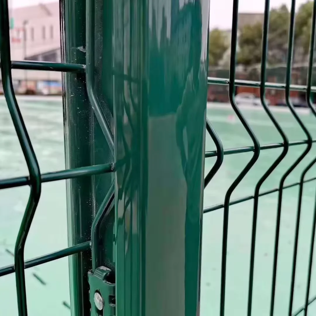 Factory price 6x6 sustainable use pvc coated welded wire mesh bending 3d security garden fence for sale