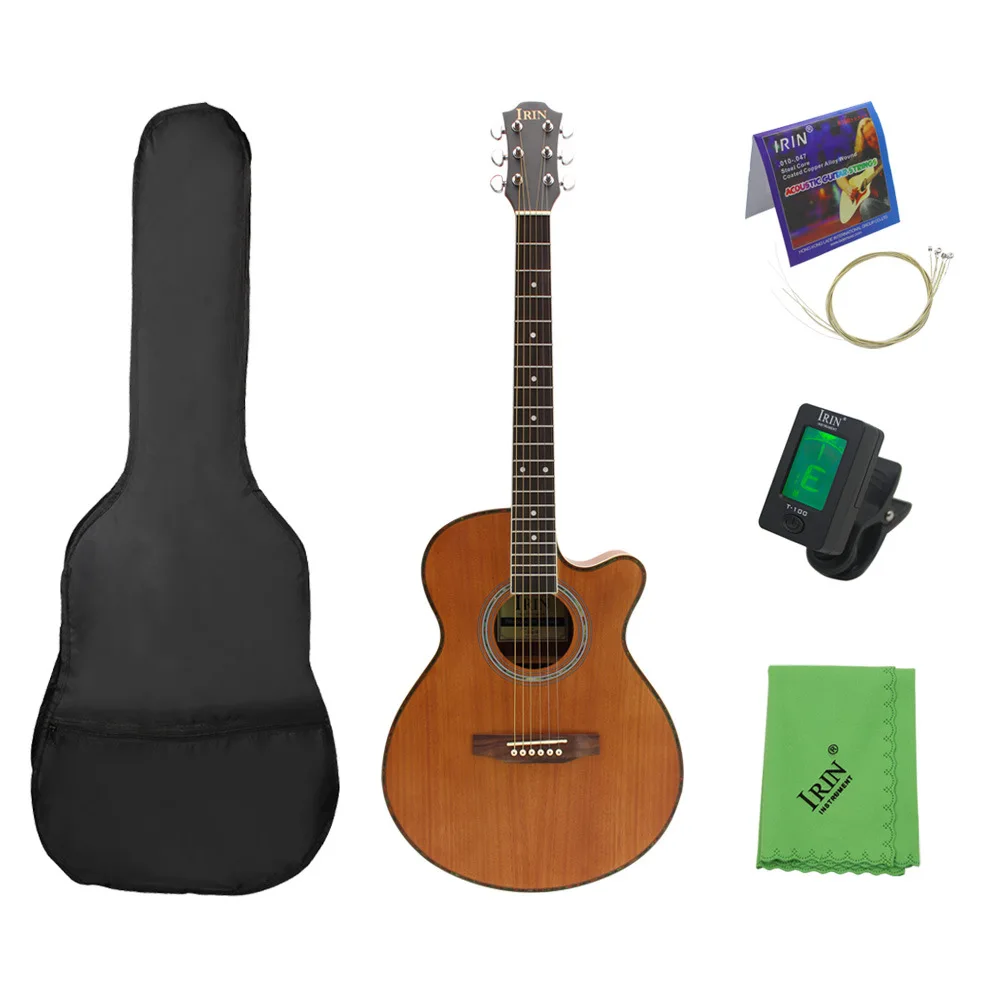 Authentic IRIN40 inch all Shabili folk missing horn guitar suitable for beginners and students to play instruments