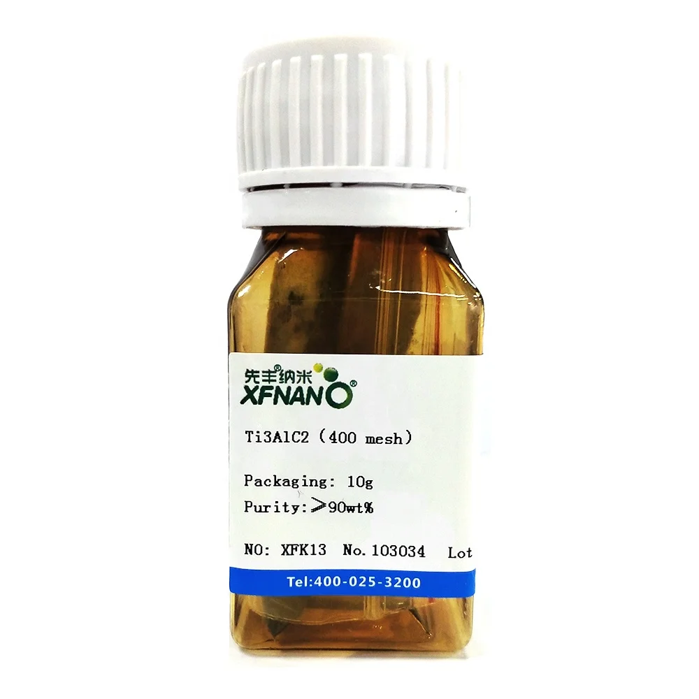 Ultrapure 90% Titanium Aluminum Carbide Ti3AlC2 Max Powder 400Mesh with Factory Price