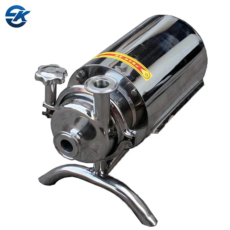 Food Grade Stainless Steel Sanitary Milk Water Dairy Juice Beverages Wine Centrifugal Pump