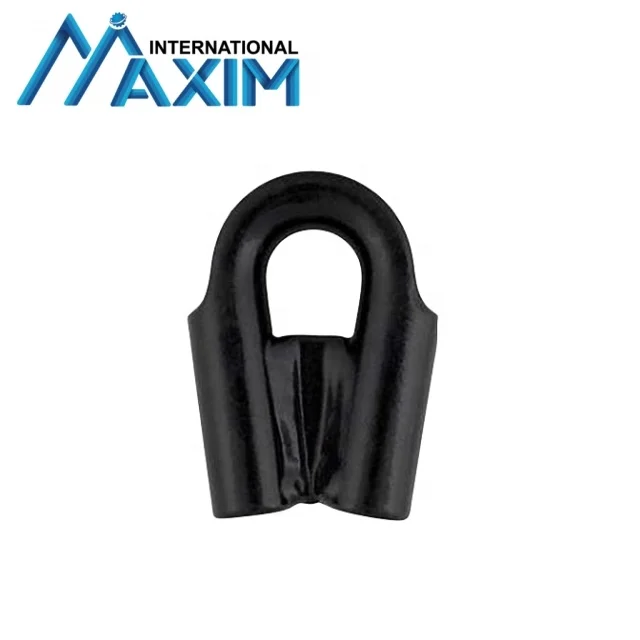 Powder Coated Marine Hardware Tubular Wire Rope Thimble With Gusset