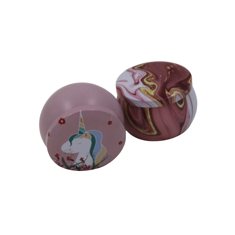 Customized Round Decorative Candle Packaging Tins Empty Candle Tins Containers