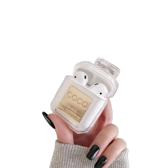 
Luxury Shockproof TPU Silicone Box Luxury Perfume Bottle Silicone Case For Airpods 