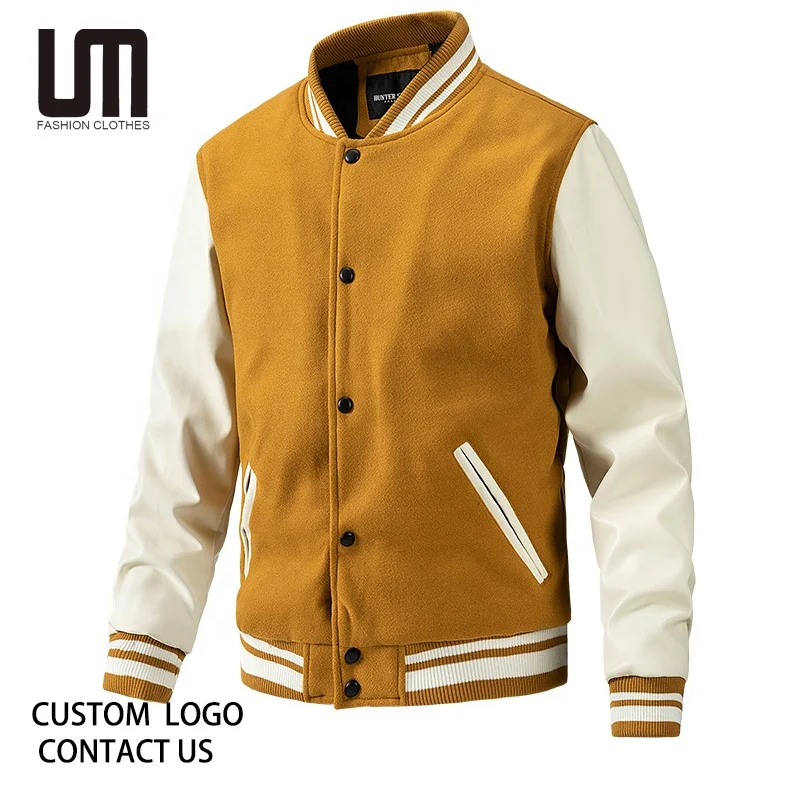 Liu Ming Clearance Sales Wholesale 2024 Autumn Fashionable Men Clothing Street Retro Casual Slim Baseball Jacket