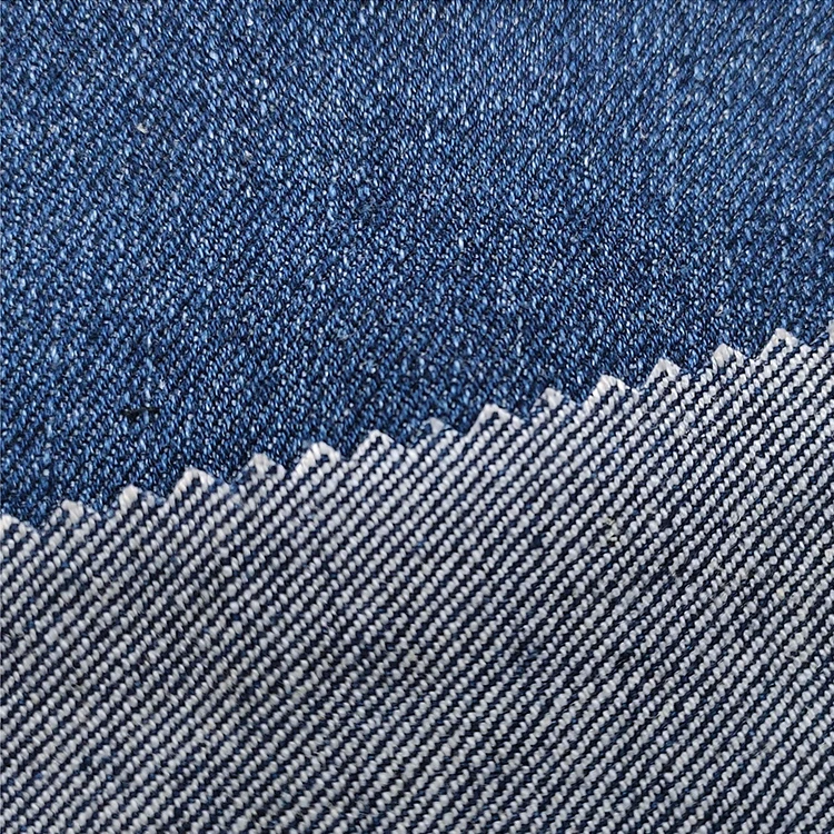51016-Eco Friendly Hemp Organic Cotton Raw Denim Fabric Color Customized For Garments Hemp Denim Fabric