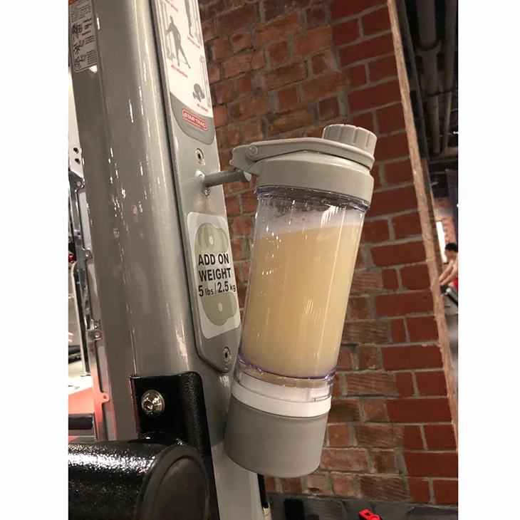 500ml custom Plastic tritan gym sports powder protein shaker drinking water bottle with screw lid storage box