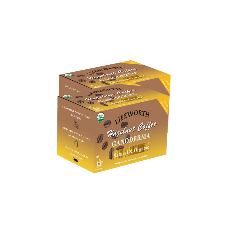 
Lifeworth private label ganoderma reishi latte instant coffee 