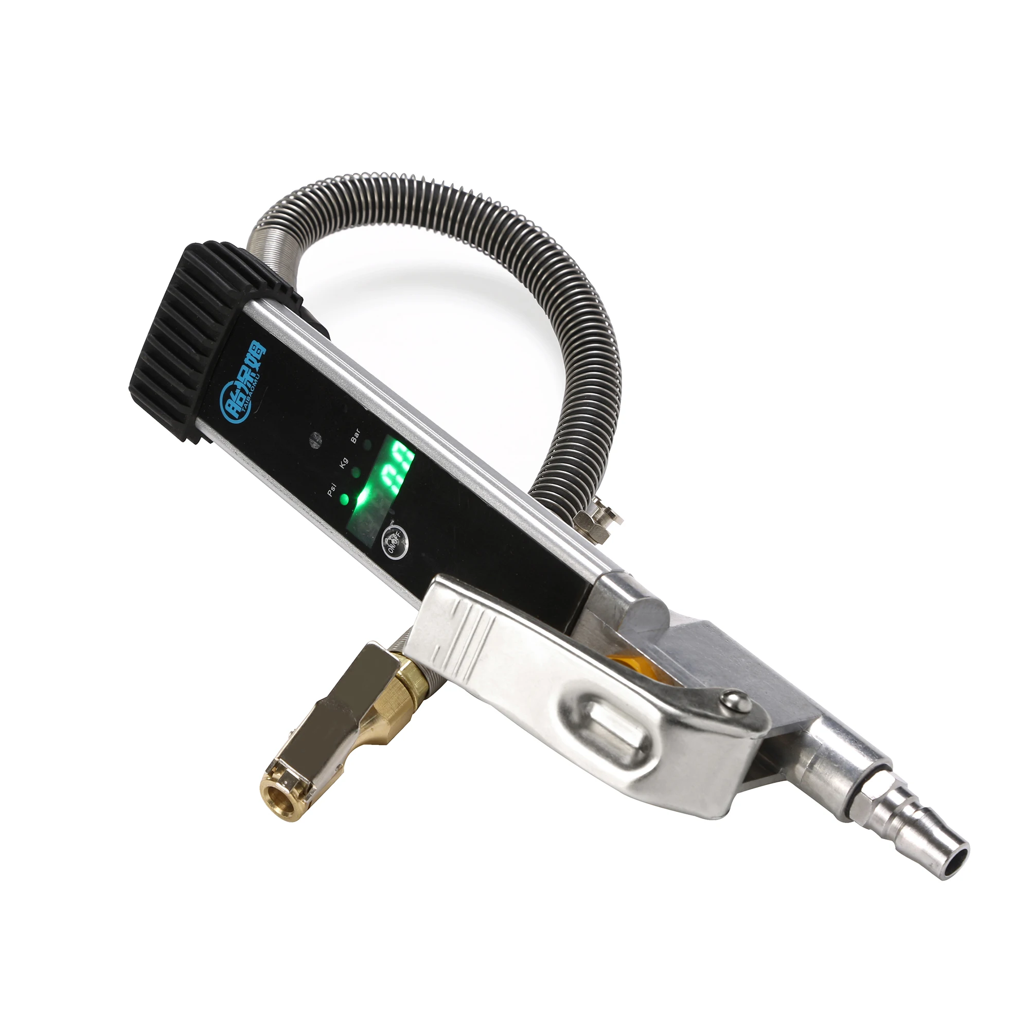 Tire Pressure Inflator Gauge with High Precision and Automatic LED
