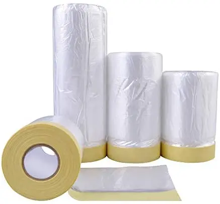 
Plastic Drop Cloth 9x12feet Waterproof Plastic Cover Clear Tarp Plastic Sheeting 