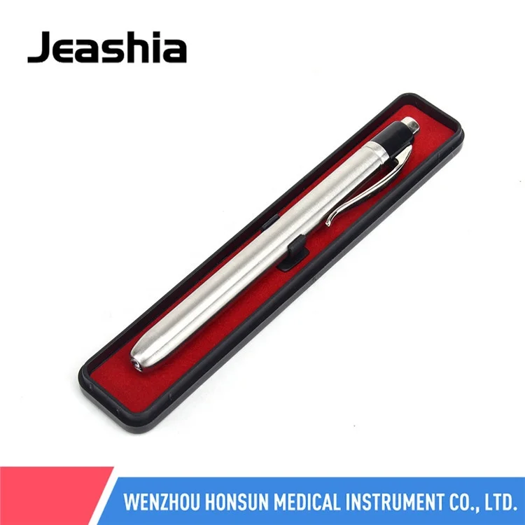 
Custom Logo Pen-shaped Metal Medical Flashlight, First Aid Medical LED Torchlight Pen 