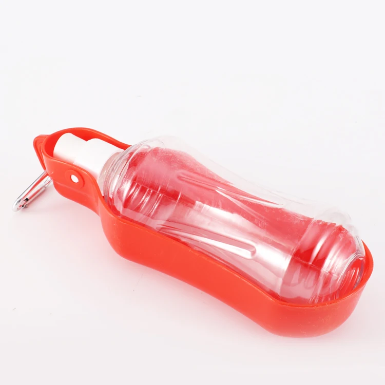 Factory Wholesale New Outdoor Portable Folding Dog Water Kettle 550ml Medium and Large Dog Drinking Bottle