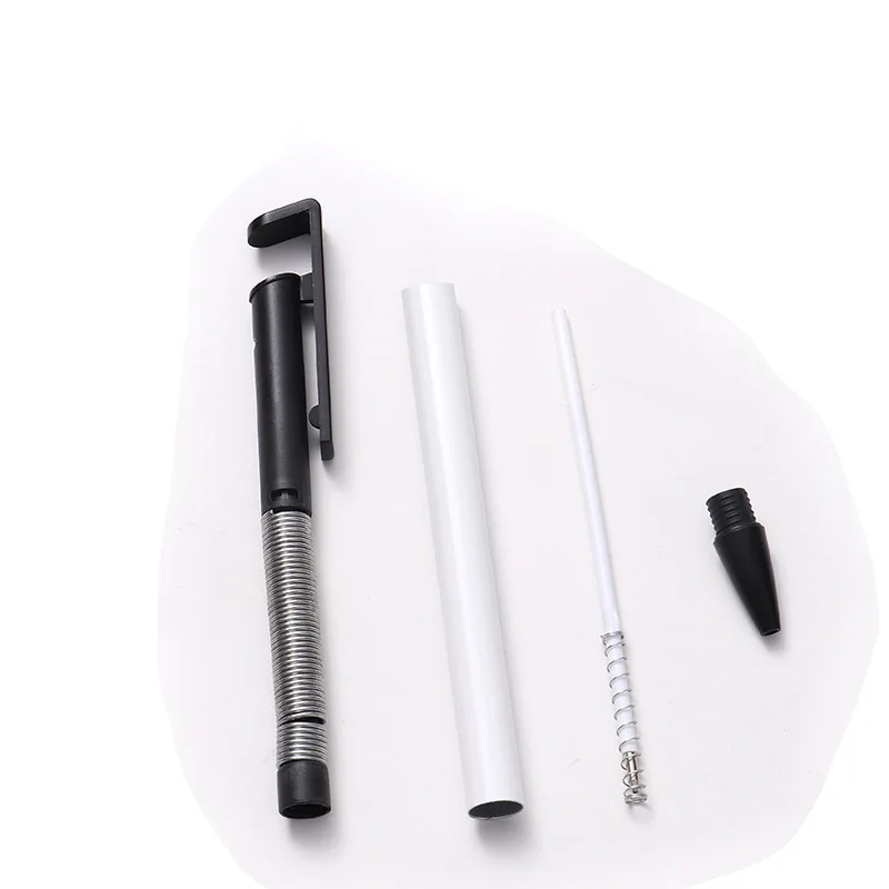 Wholesale Eco-friendly Christmas Gifts Blank Sublimation Pen Heat Transfer Ballpoint Pen Metal White Color DIY Pens
