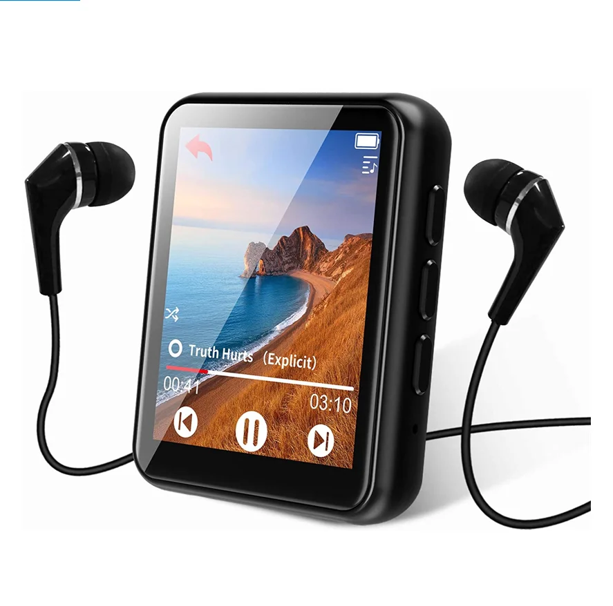 Новинка музыкальный плеер с сенсорным экраном портативный mp3-плеер динамиками хорошее качество звука mp3 FM-радио записывающий (128