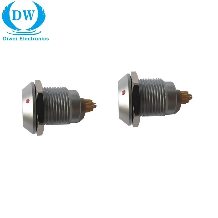 Совместимость LEMOS K серии водонепроницаемый металлический разъем Бесплатная Разъем PHG push pull разъем 1 к 16pin