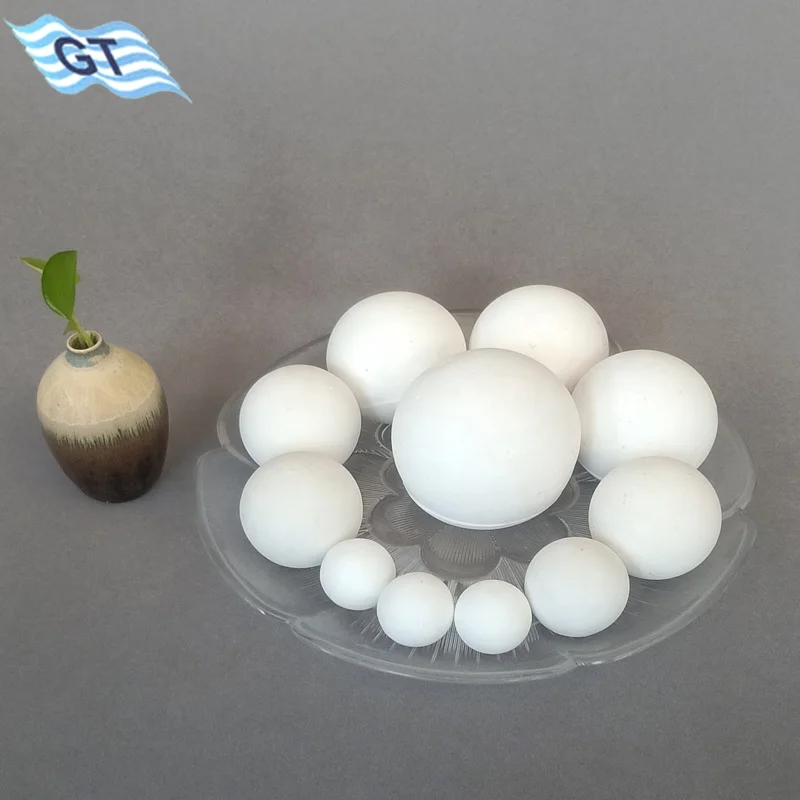 High purity white high alumina ceramic balls for tile industry
