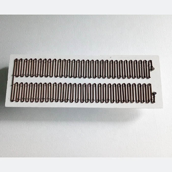 Ceramic fiber resistance wire heating board with temperature control