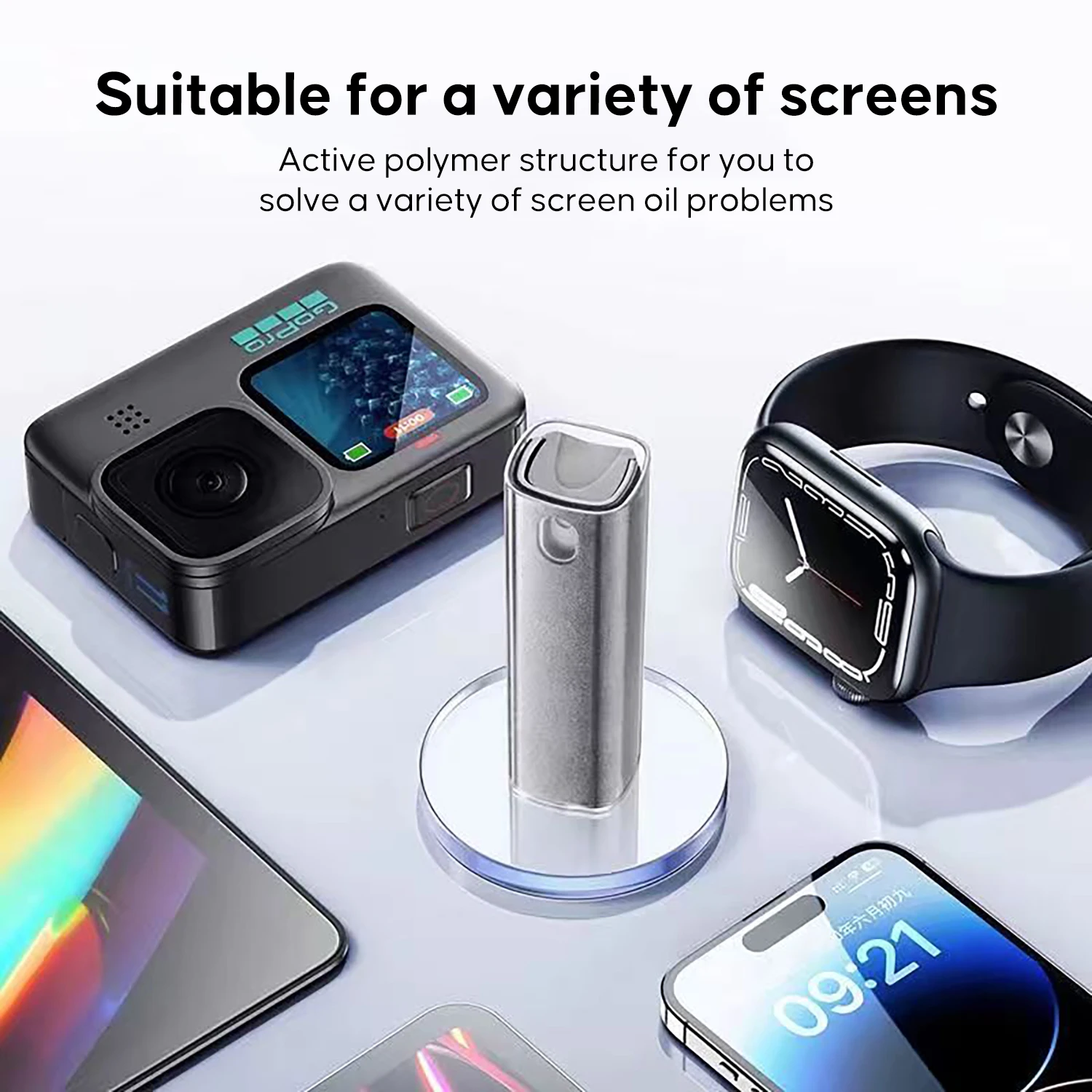2-in-1 screen cleaning spray, customizable in color,Anti-static, cleans electronic displays such as phones, Laptops, computers