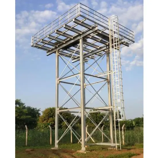 50M3 Water Tank Tower Hot Dipped Galvanized Water Tank Pressed Steel High Steel with 8m 5*5*2m Industrial Technical 30-50 Years
