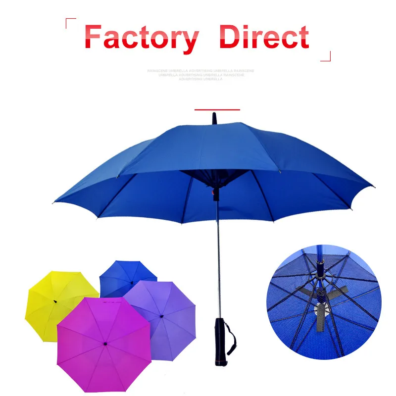 Outdoor Mist Cooling Fan Umbrella With Fan,summer golf umbrella
