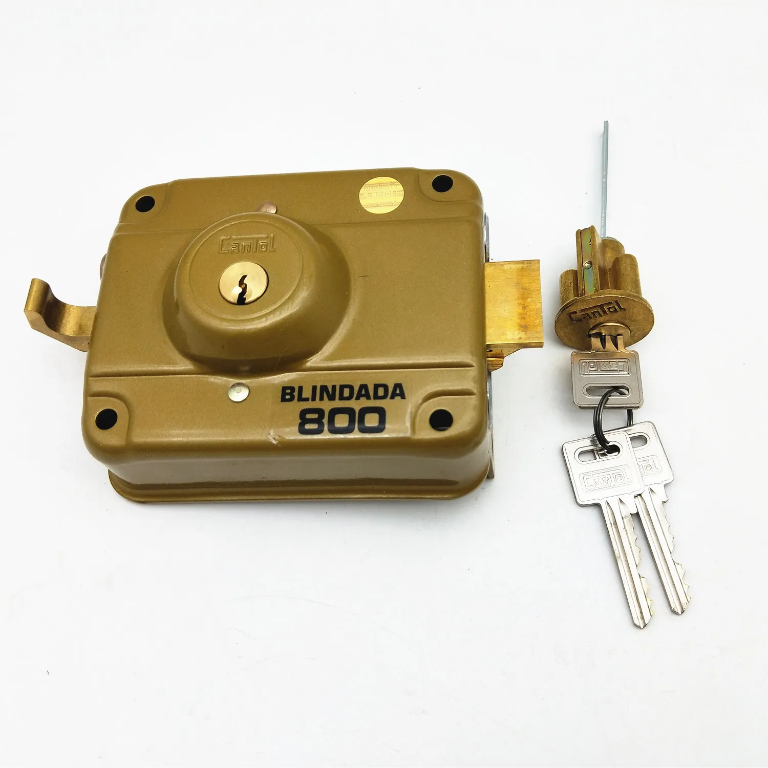 China Manufacturer 8301 safety Door Cantol Brass Key Security Gate Cylinder Safe door Rim Lock