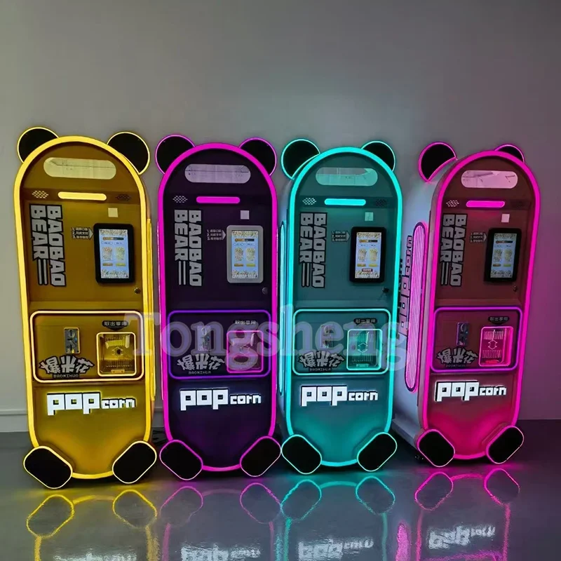 Chinese popcorn machine Commercial pop corn making machines automatic vending machine popcorn