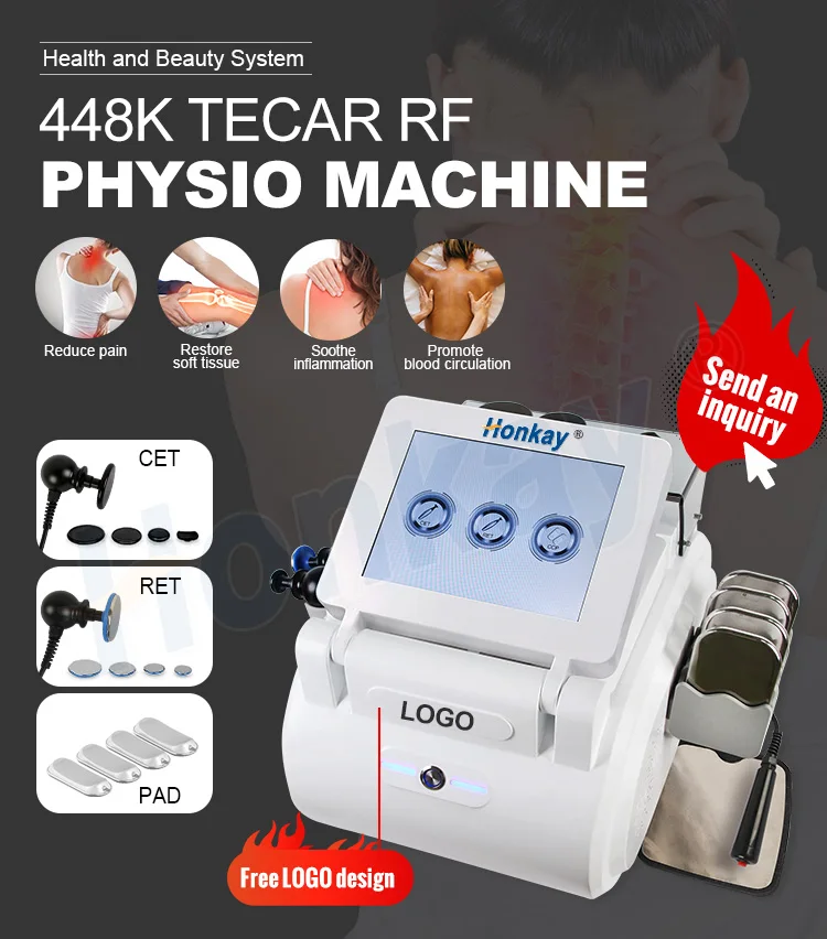 Professional CET +RET+ PAD RF Machine cet ret monopolar rf device Skin Tightening Machine 448khz tecar equipment