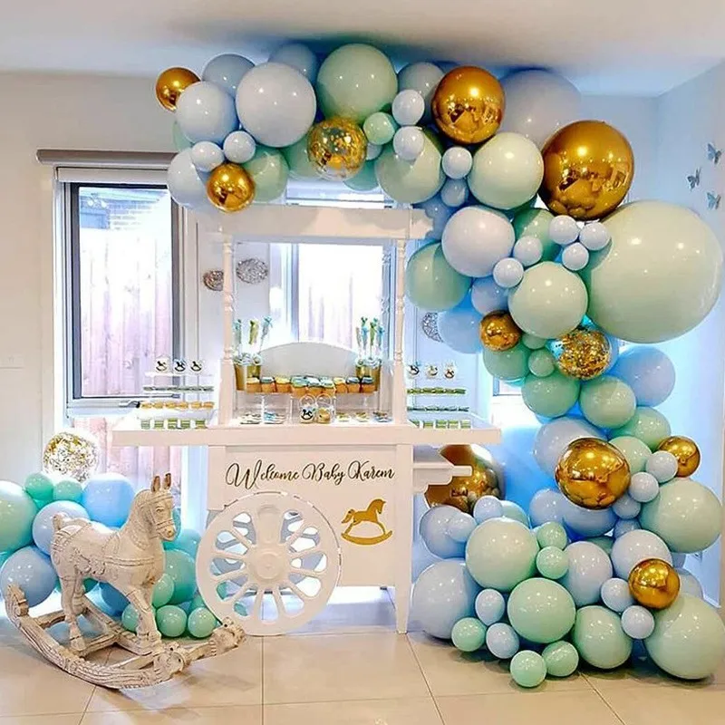 Golden Latex Balloon Set for Birthday and Holiday Parties Premium Quality Decorative Party Balloons
