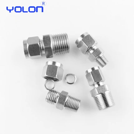 Custom Made BKTC Stainless Steel Pipe Pneumatic Male Ferrule Quick Fitting