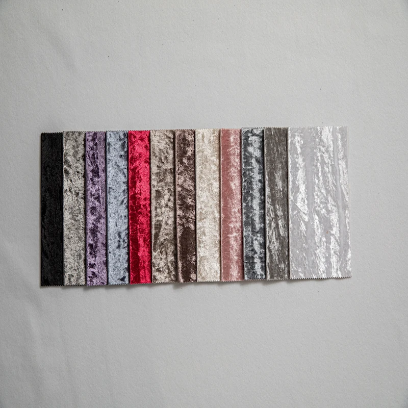 wejoy Wholesale sofa fabric manufacturer holland velvet sofa fabric crushed velvet fabric
