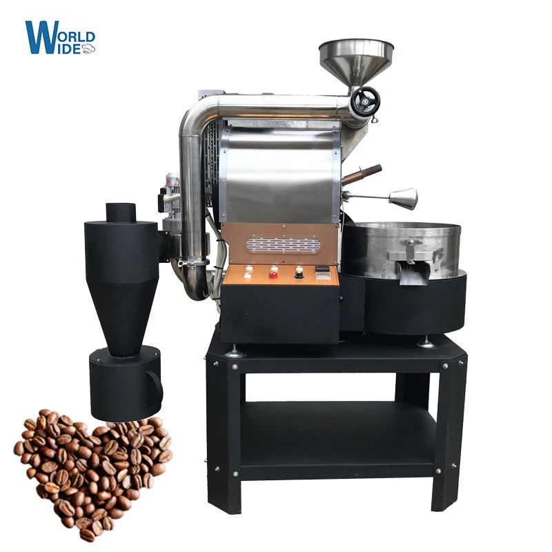 2021 hot sale electric coffee roasting machine 2kg gas coffee roaster hot air coffee bean roaster