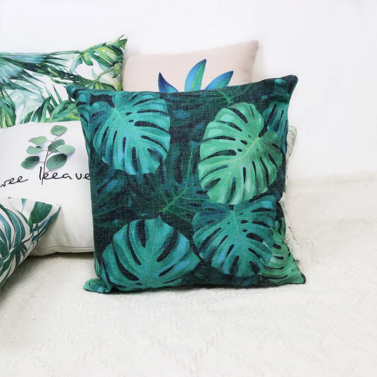 Simple pillow light luxury living room sofa high-end leather pillowcase custom Nordic modern cushion