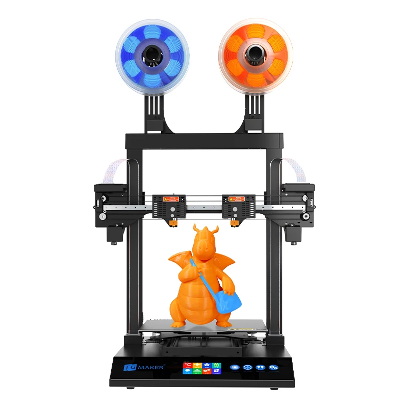 2021  Unique design desktop  impresoras dual nozzle  3d Multi  color  printer  home use