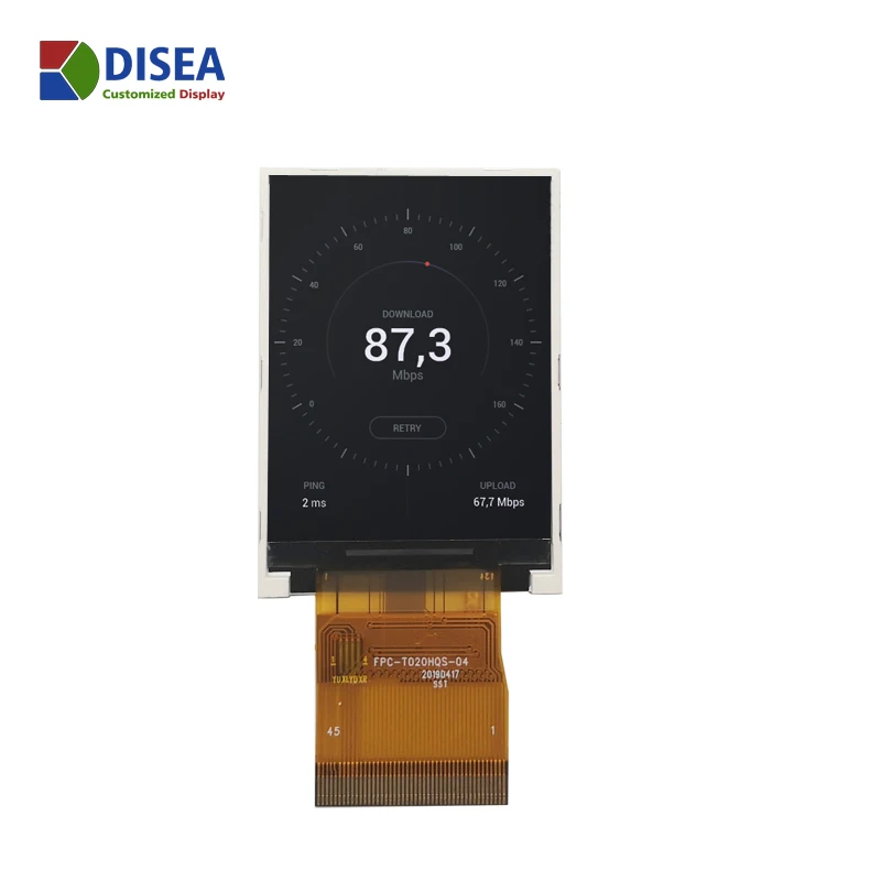  DISEA OEM 240x320 MCU/RGB/SPI все углы просмотра 2 0-дюймовый IPS TFT ЖК-дисплей
