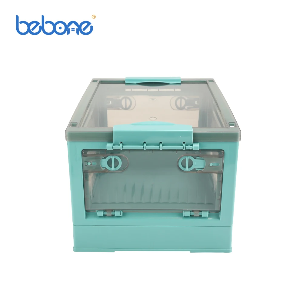 Wholesale price plastic container collapsible foldable stackable storage box