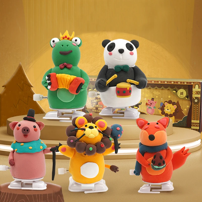 Animal Concert DIY Material Light air dry Clay for kindergarten kids & scholl students