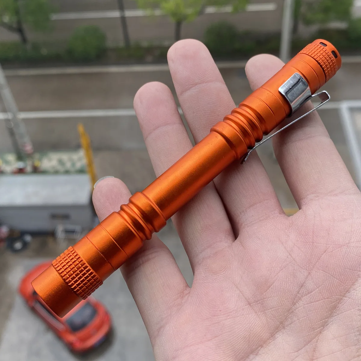 Outdoor Multi-function Portable Strong Night Vision Waterproof Strong Flashlight Baton Tactical Pen Mini Flashlight