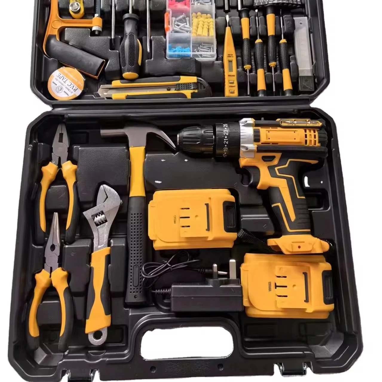 Power Screw Drivers Cordless Lithium Battery Impact Drill Kits Home Rechargeable Electric Drill Screwdriver Set