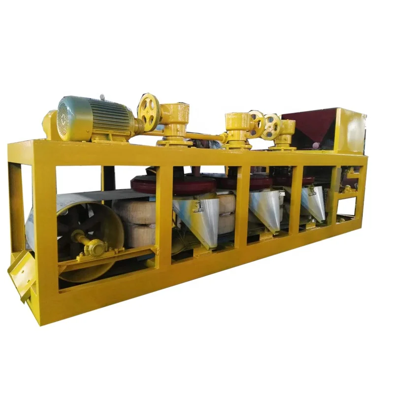 Tungsten Tin Minerals Dry Type Three Disc Magnetic Separator